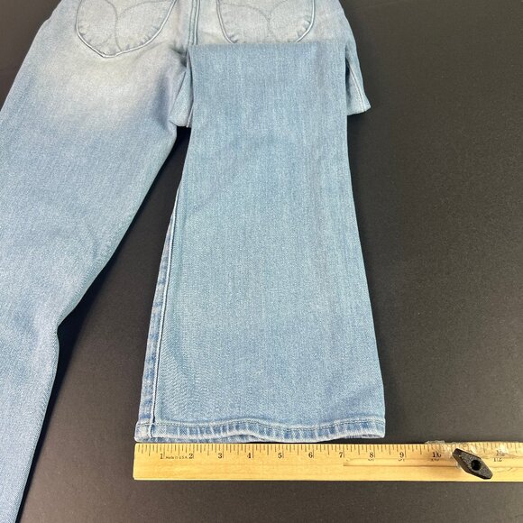 Rolla's Jean Women's 25x26* Dusters Boot Cut Light Blue Distressed Denim Tag 25 - Picture 11 of 16